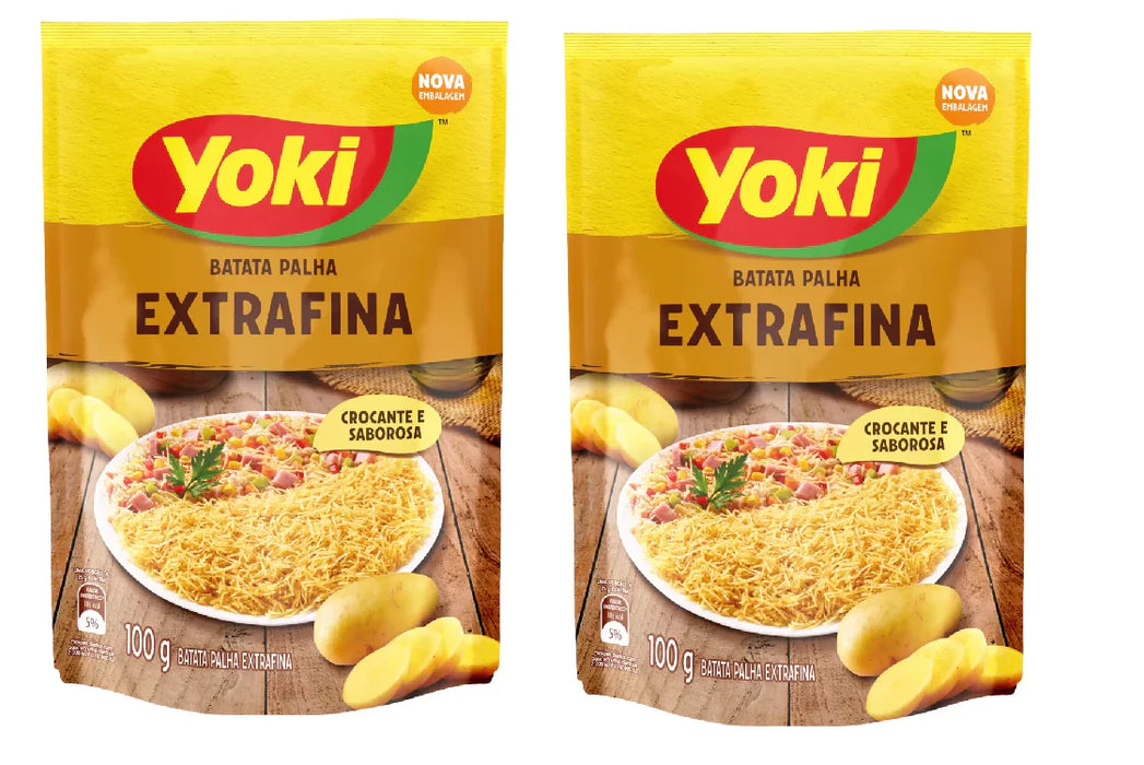 Yoki Batata Palha Extrafina 100g - 2 UNIDADES