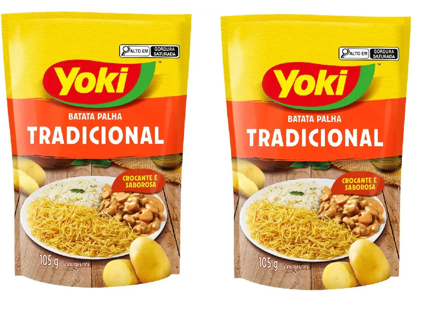 Yoki Batata Palha Tradicional 105g - 2 UNIDADES