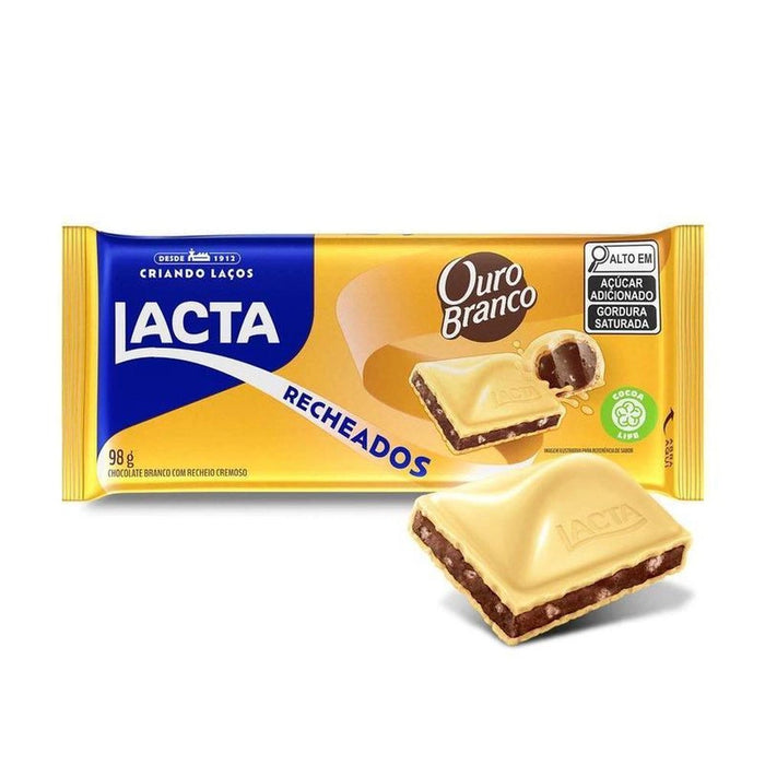 CHOCOLATE BRASILEIRO - LACTA - CHOCOLATE LACTA - OURO BRANCO - LACTA BRASIL - LACTA BRAZIL - LANCAMENTO - MAIS VENDIDO - EVERYDAY BRAZIL - MERECADO BRASILEIRO