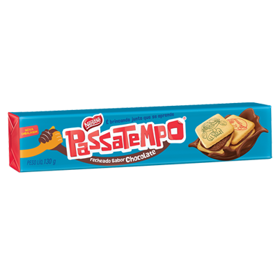 Nestlé Passatempo Biscoito Recheado Chocolate 130g