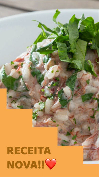 Risoto Carne Seca e Requeijão