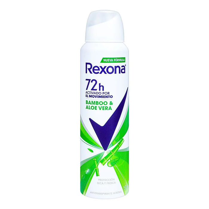 Rexona Desodorante Feminino Bamboo & Aloe Vera 72h 90g