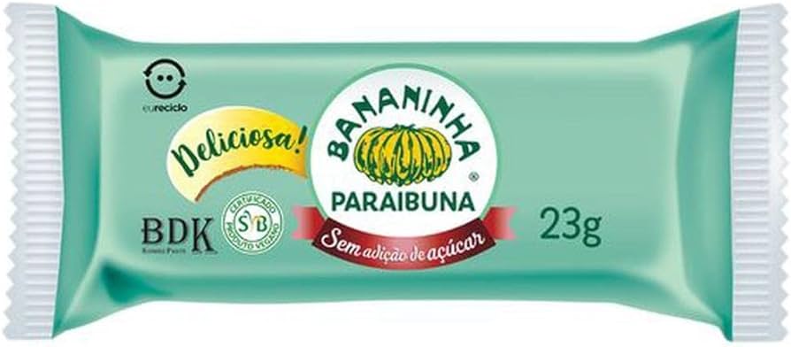 Paraibuna Bananinha sem adição de açúcar 23g