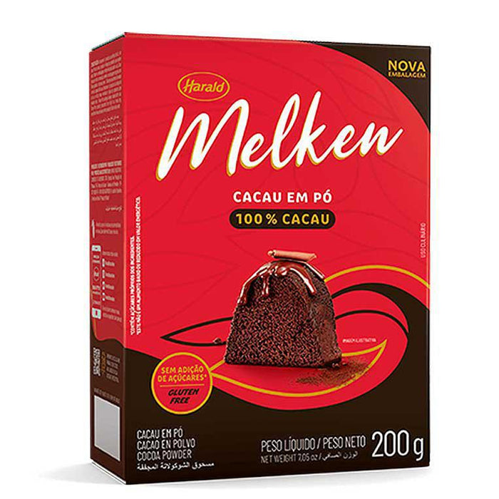 Melken Cacau em Po 100% Cacau 200g