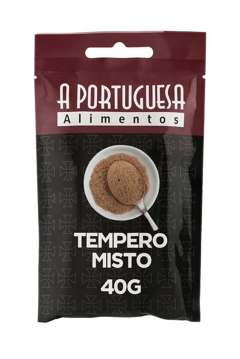 A Portuguesa Tempero Misto – Pimenta-do-Reino, Cominho e Louro em Pó 40g