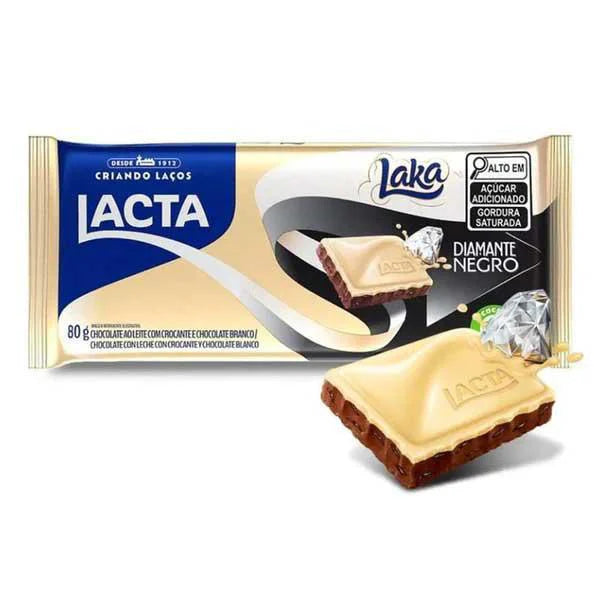 Lacta Chocolate Laka/Diamante Negro 90g