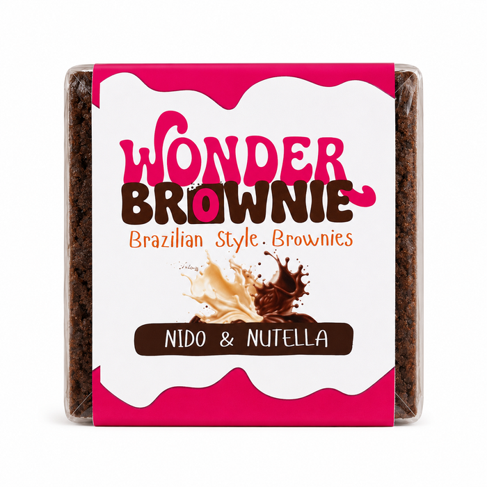Wonder Brownie Sabor Ninho c/ Nutella 128g