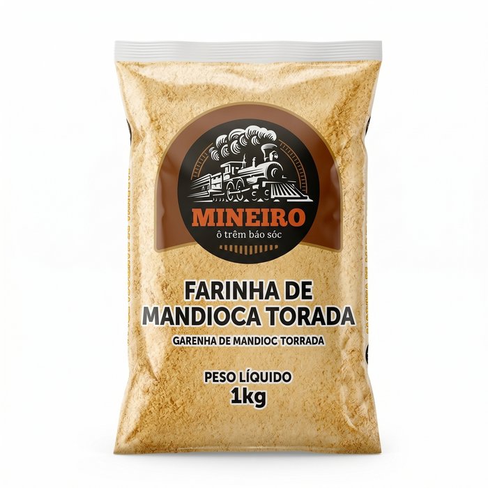 Mineiro Farinha de Mandioca Torrada 1Kg
