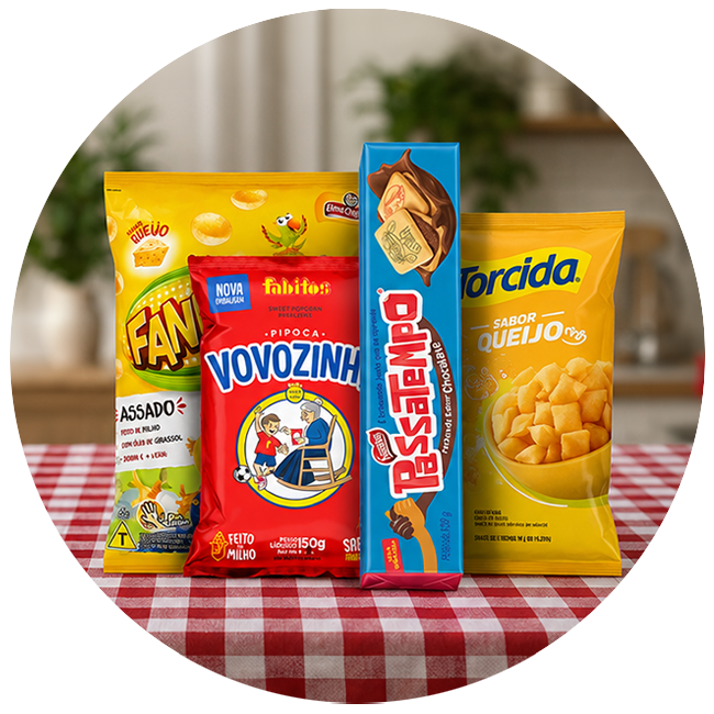 Biscoitos & Salgadinhos