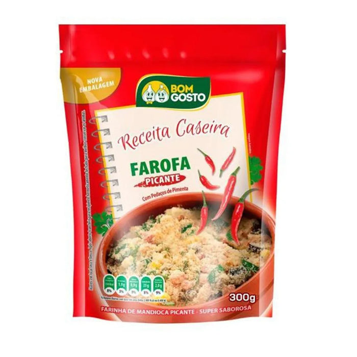 Bom Gosto Farofa Caseira Picante 300g