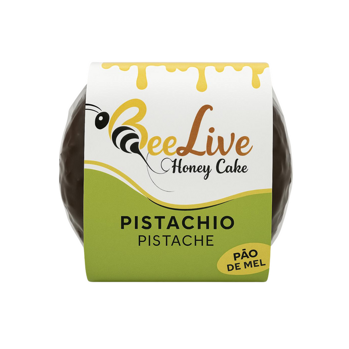Bee Live Pão de Mel Sabor Pistache 70g