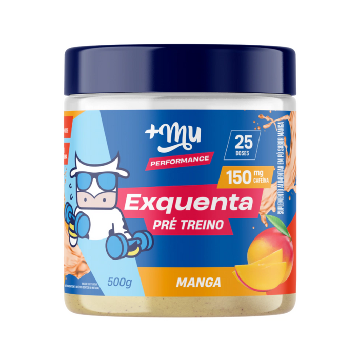 +Mu Performance Exquenta Manga Pré-Treino 500g