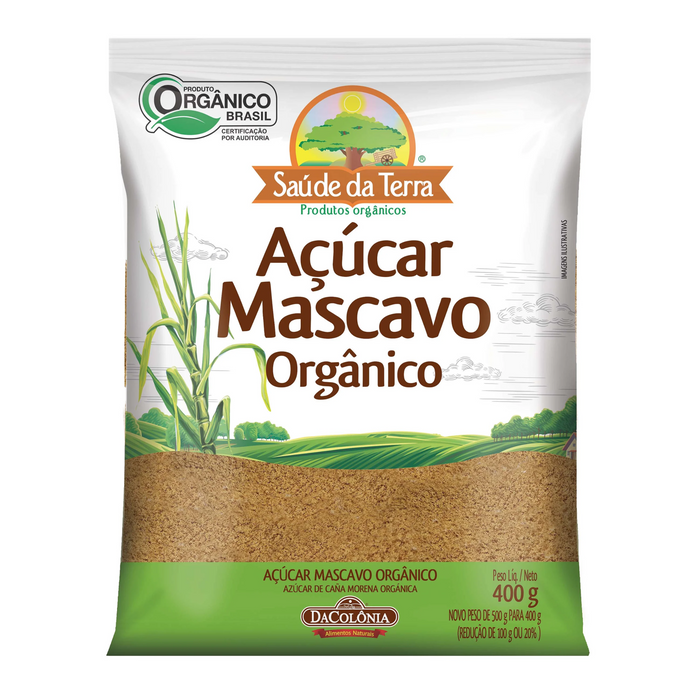 Açúcar Mascavo Orgânico Da Colônia 500g