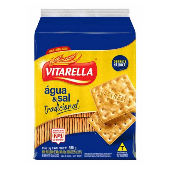 Vitarella Biscoito Salgado Agua e Sal 350g