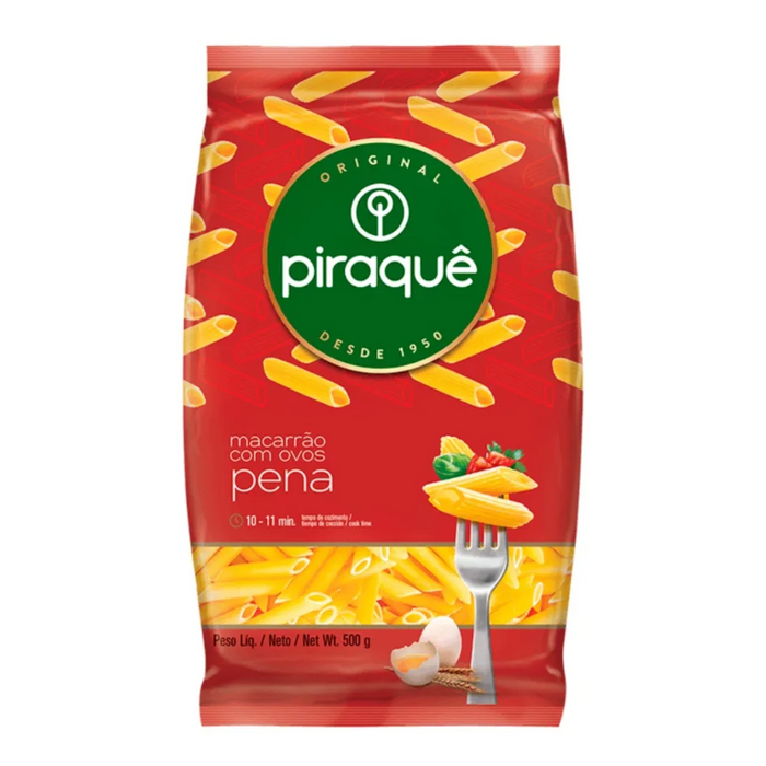 Piraquê Macarrão com Ovos Pena 500g
