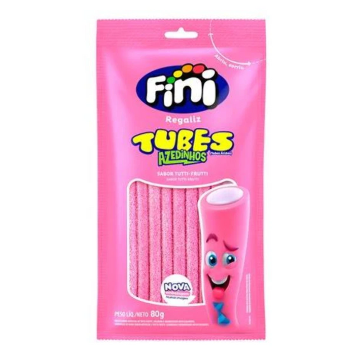 Fini Tubes Azedinhos Tutti-Frutti 80g