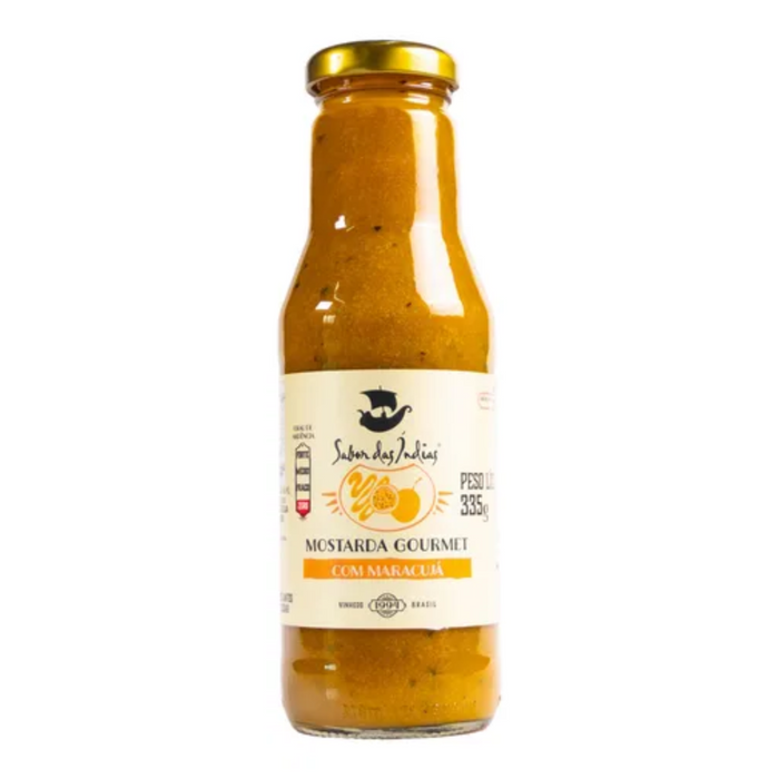 Sabor das Índias Mostarda Gourmet de Maracujá 335g