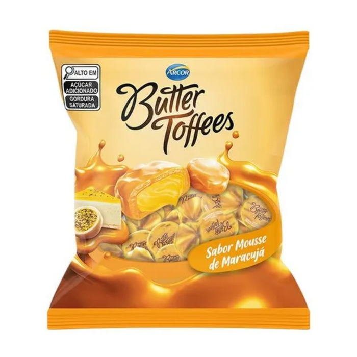 Arcor Bala Butter Tofffees Maracuja 500g