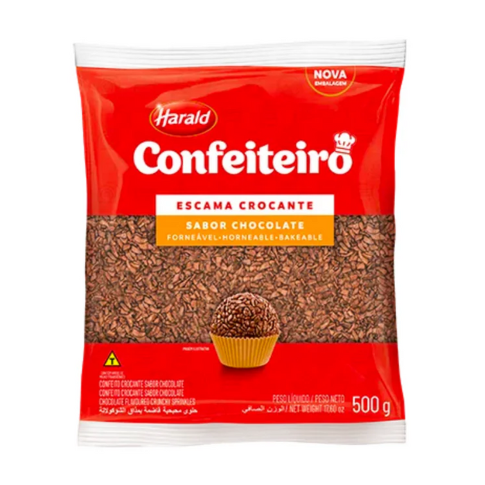 Harald Escama Crocante Confeiteiro Chocolate 500g