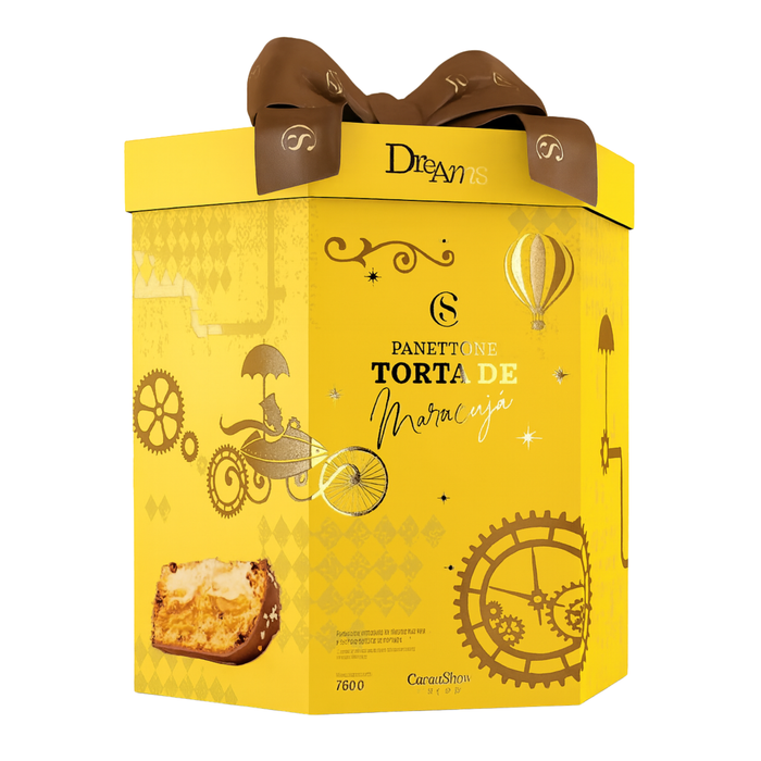 Cacau Show Panettone Dreams Torta de Maracuja 750g