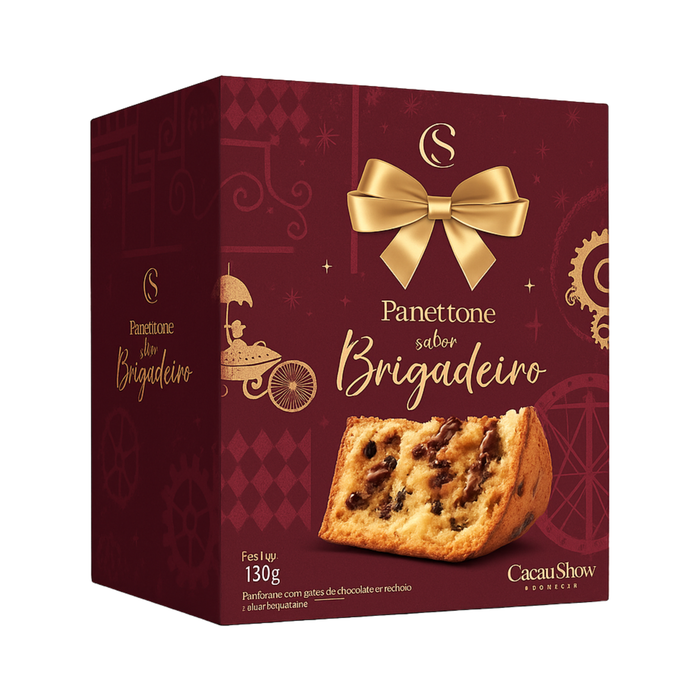 Cacau Show Panettone Brigadeiro Mini 130g