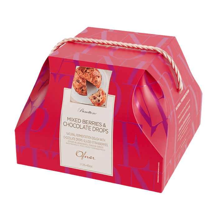 Ofner Panettone Genovese Frutas Vermelhas e Gotas de Chocolate 750g