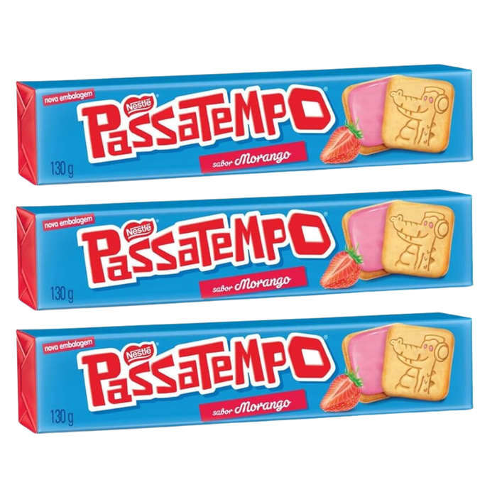 Nestlé Stuffed Strawberry Biscuit Hobby 130g