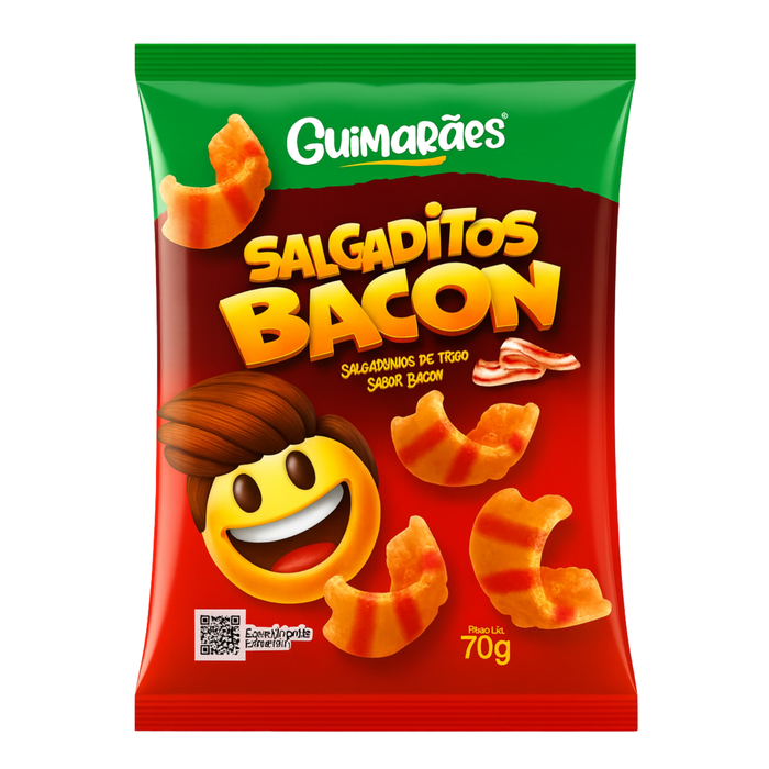 Guimaraes Salgadinho Sabor Bacon 70g