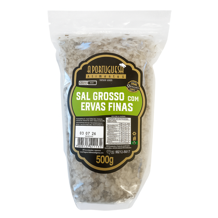 A Portuguesa Sal Temperado Churrasco c/ Ervas Finas 500g