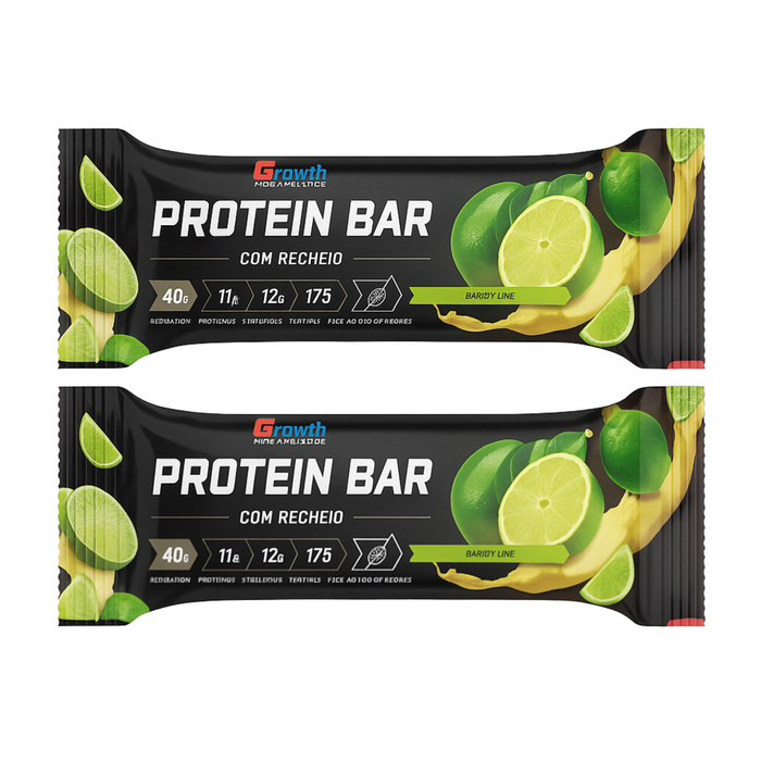 Growth Protein Barrra Sabor Limão 40g
