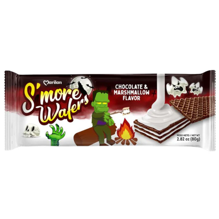 Marilan Wafer Chocolate e Marshmallow 80g