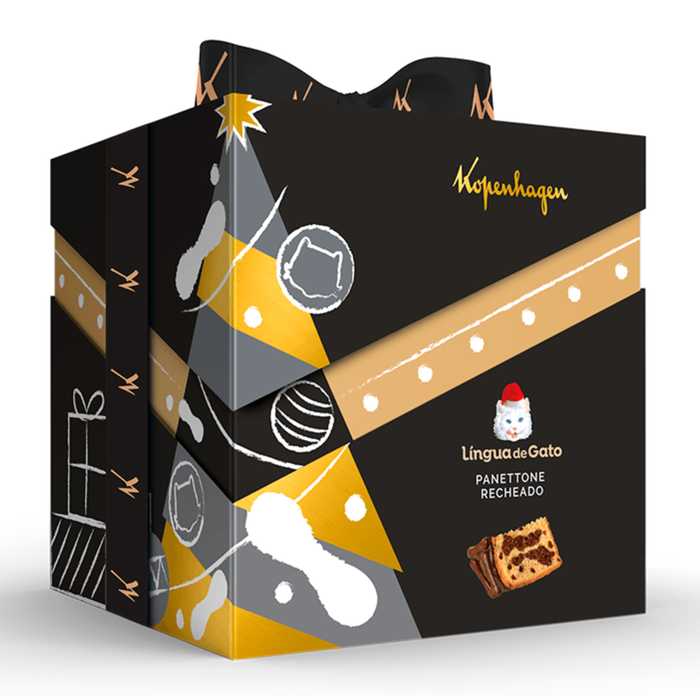 Kopenhagen Panettone Recheado Lingua de Gato 834g