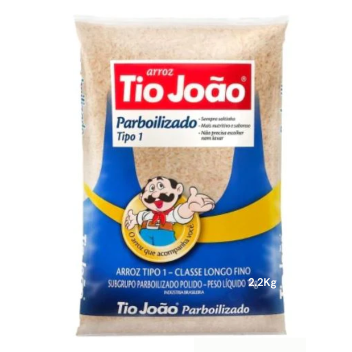 Tio João Arroz Parboilizado 2,2Kg