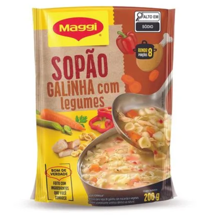 Maggi Sopão Canja de Galinha c/ Legumes 200g
