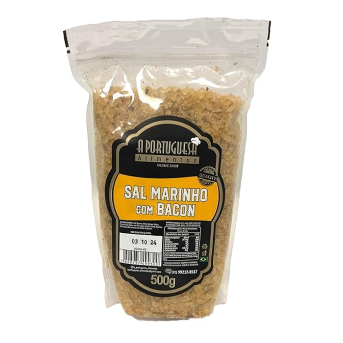 A Portuguesa Sal Temperado Marinho c/ Bacon 500g