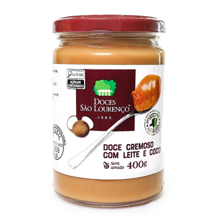 São Lourenço Doce Cremoso de Leite c/ Coco 700g