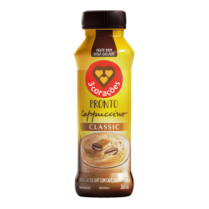 3 Corações Cappuccino Classic 260ml