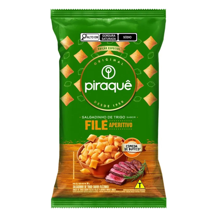 Piraque Salgadinho Trigo Filezinho 50g