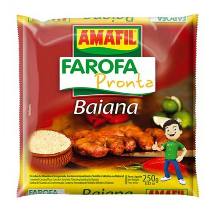 Amafil Farofa Pronta Baiana 250g