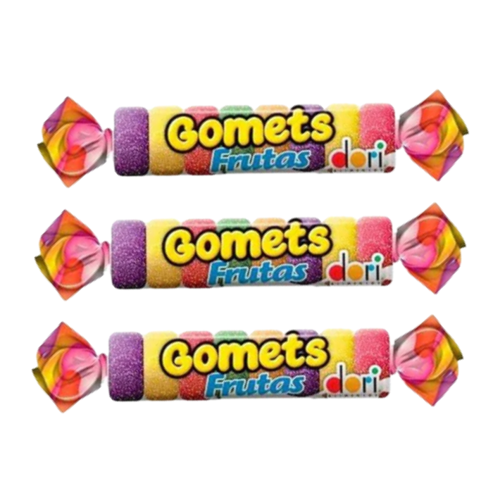 Dori Bala de Goma Frutas Sortidas 32g - 3 Unidades