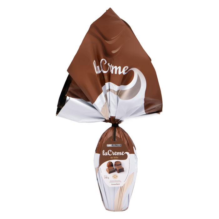 Cacau Show Ovo de Pascoa laCreme ao Leite 348g