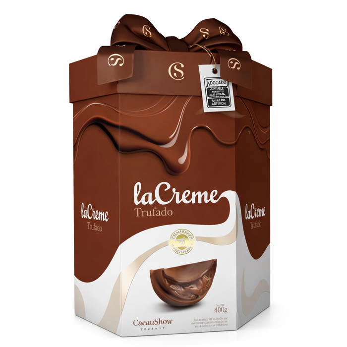 Cacau Show Ovo de Pascoa Recheado laCreme 400g