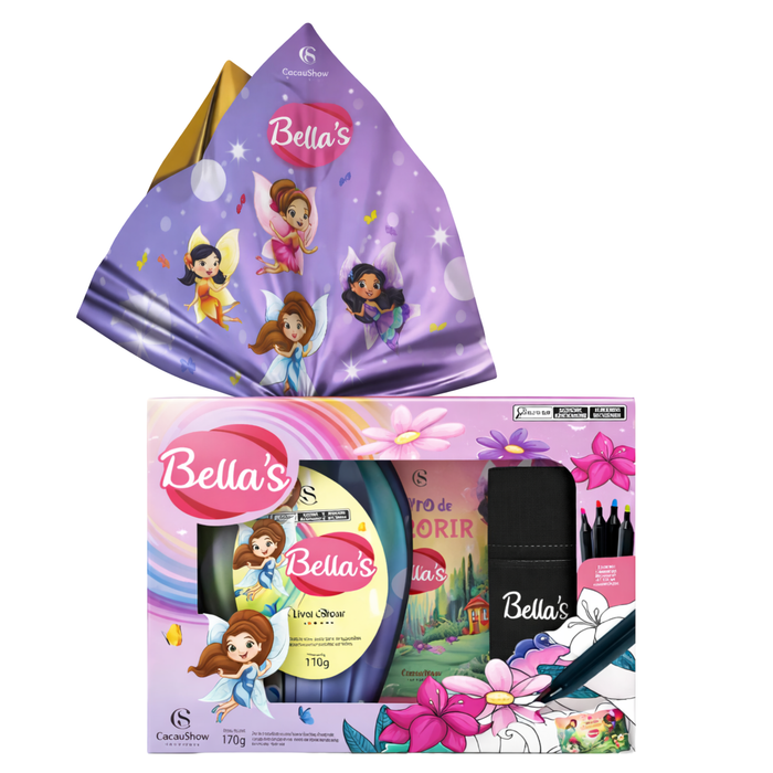 Cacau Show Ovo de Pascoa c/ Canetas Bellas 170g (Apenas 6 Unidades)