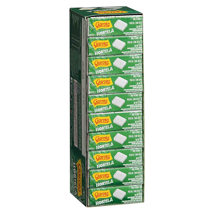 Garoto Pastilha Hortelã 17g – 40 Unidades (Caixa)
