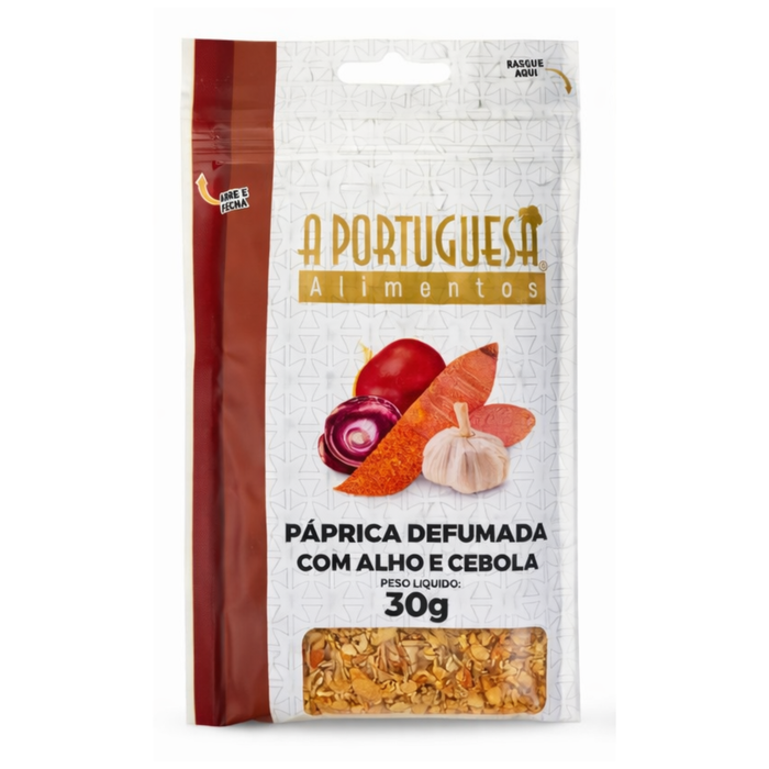 A Portuguesa Paprica Defumada c/ Alho e Cebola 30g