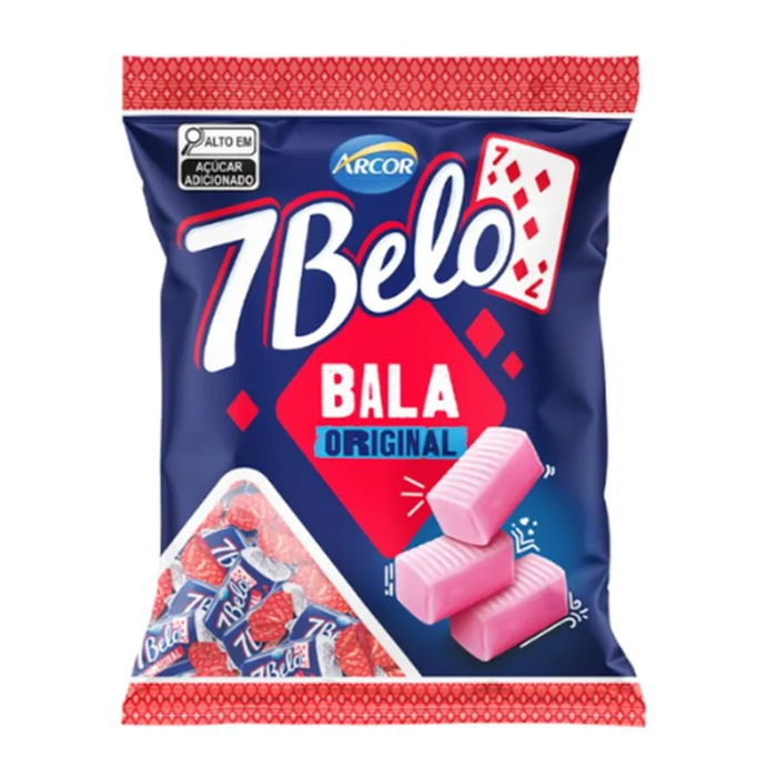 Arcor Bala 7 Belo Framboesa 500g