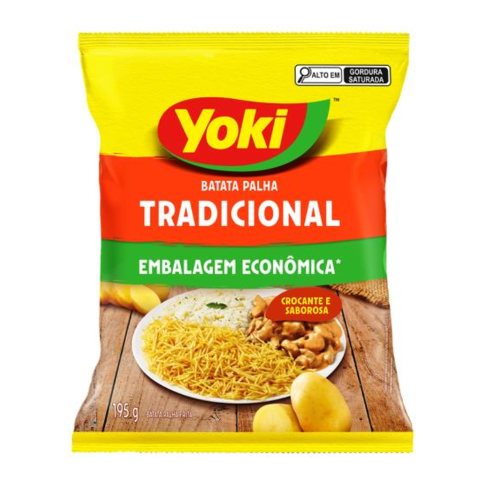 Yoki Batata Palha Tradicional 195g - Economica