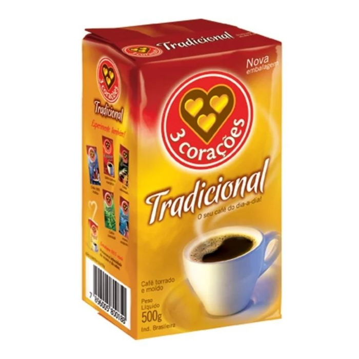 3 Corações Café Tradicional 500g
