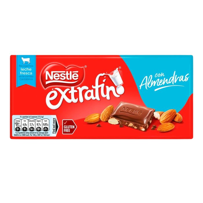 Nestle Chocolate Extrafino Amendoas 250g