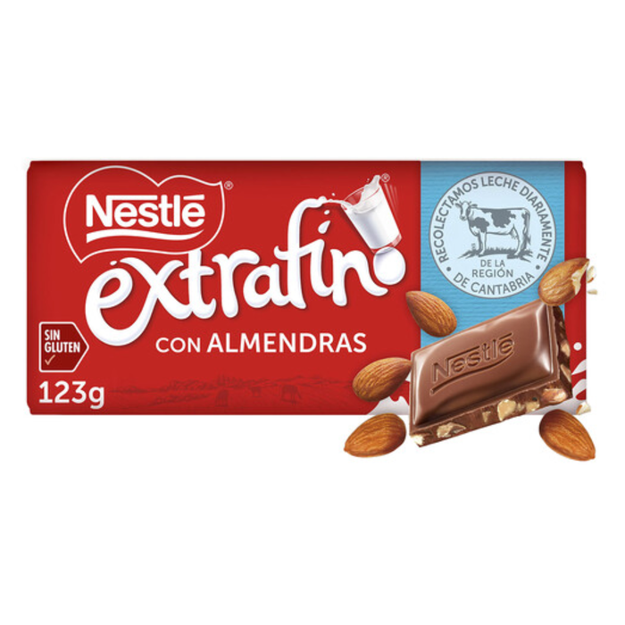 Nestle Chocolate Extrafino Amendoas 123g